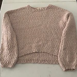 like pink sweater